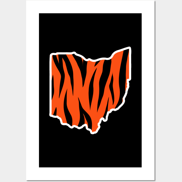 Bengal Ohio - Black Wall Art by KFig21